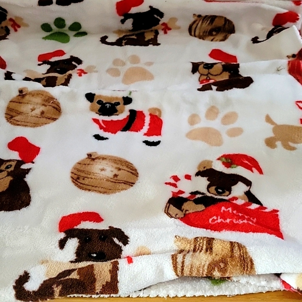 Dog throw blanket